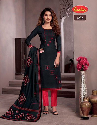 Baalaz Zara 9 Ready Made Regular Wear Cotton Printed Dress Collection